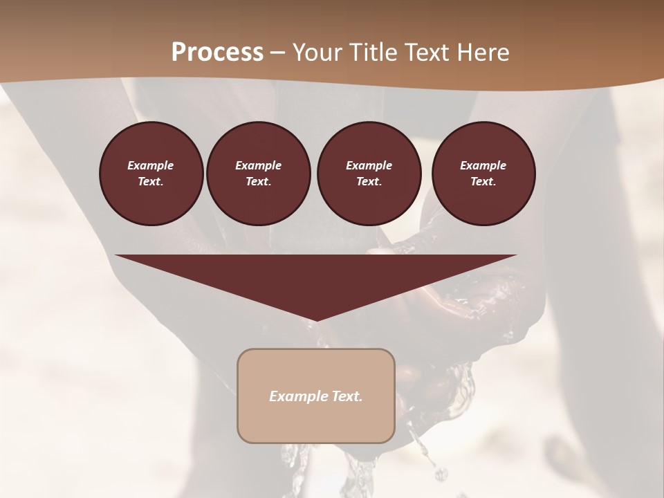 Water Drops Legs Life Style PowerPoint Template