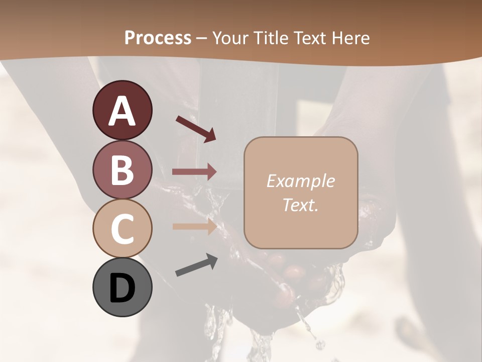 Water Drops Legs Life Style PowerPoint Template