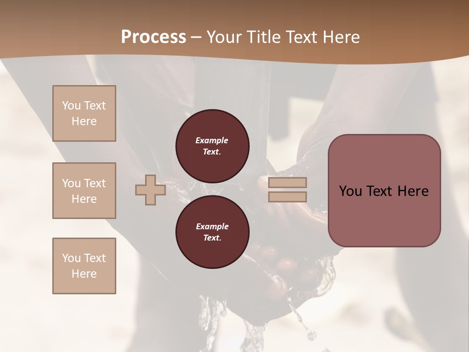 Water Drops Legs Life Style PowerPoint Template