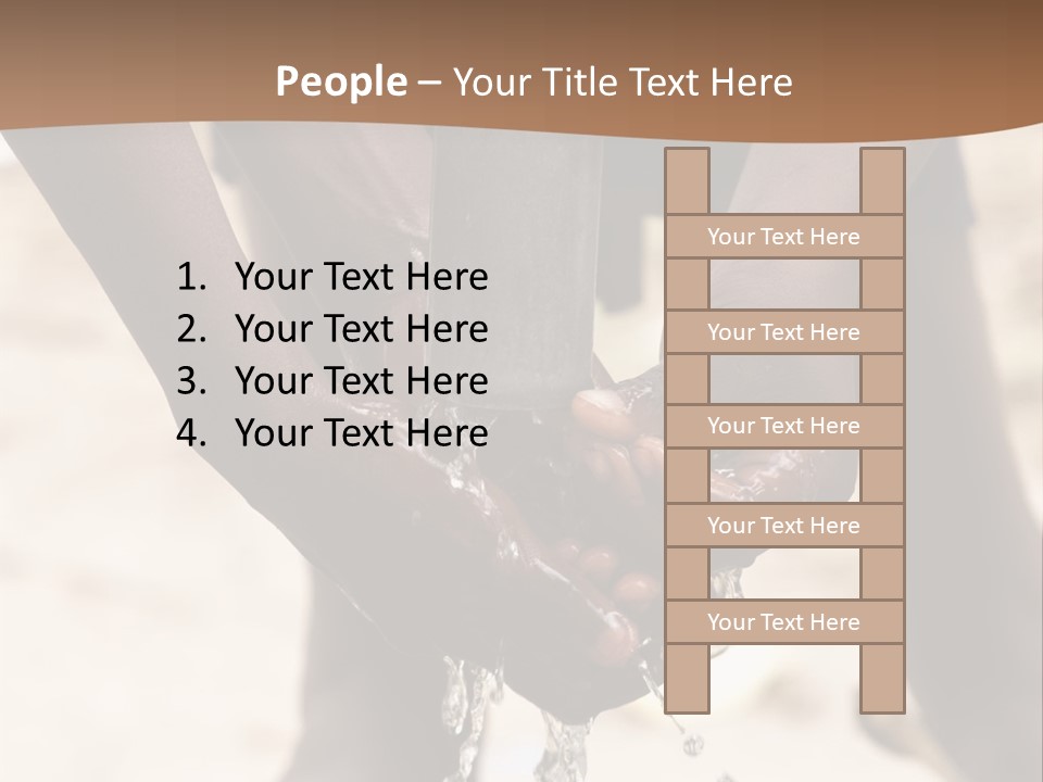 Water Drops Legs Life Style PowerPoint Template