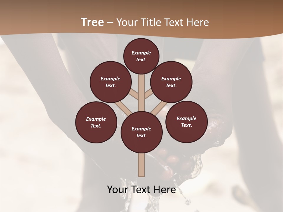 Water Drops Legs Life Style PowerPoint Template