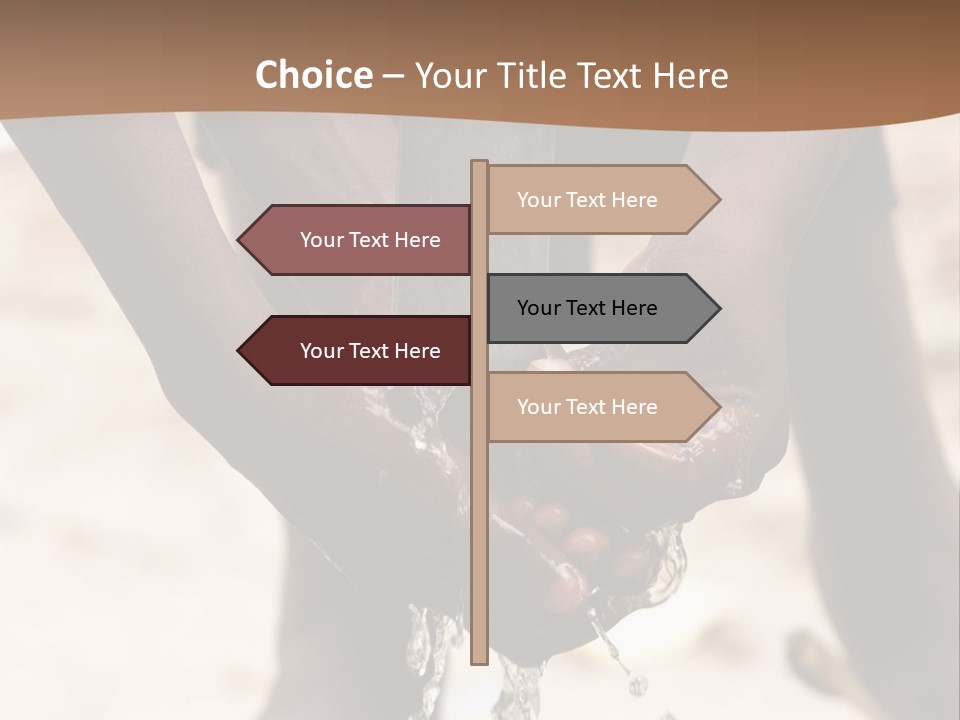 Water Drops Legs Life Style PowerPoint Template