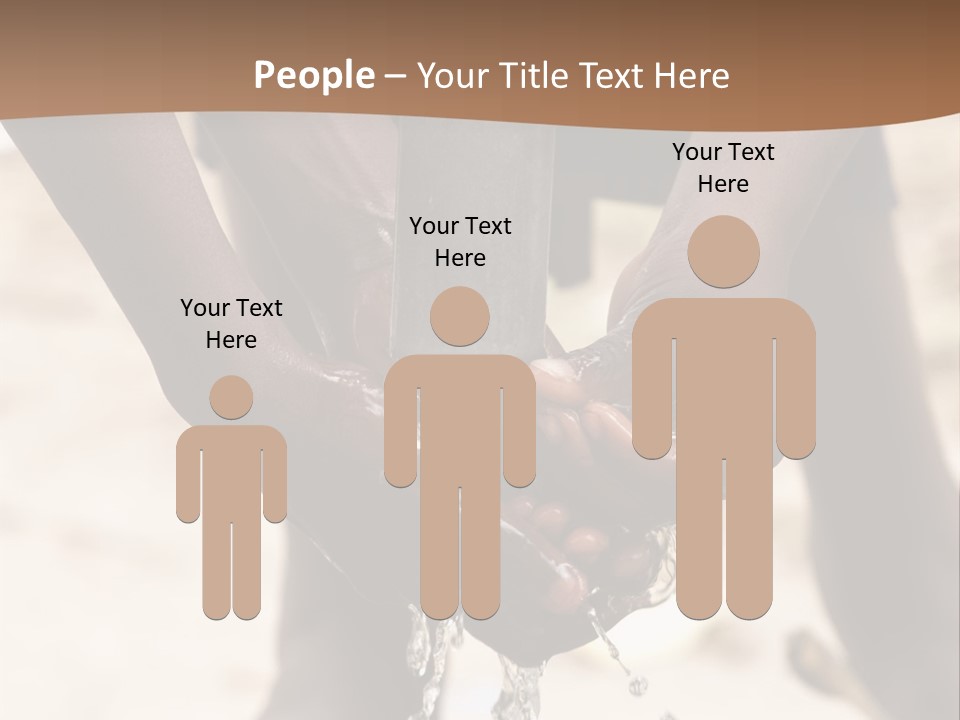 Water Drops Legs Life Style PowerPoint Template