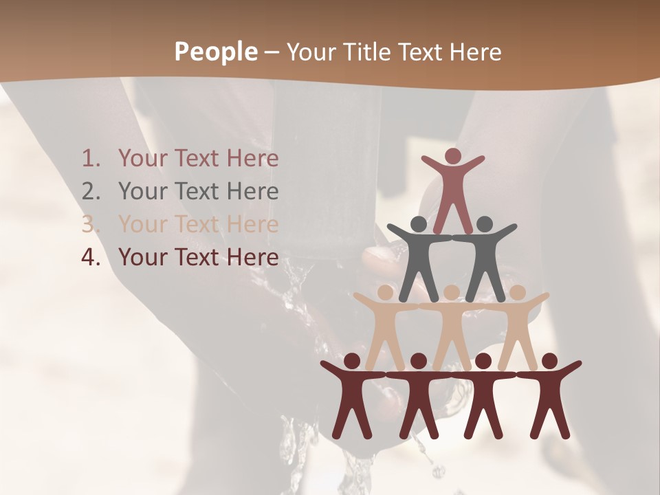 Water Drops Legs Life Style PowerPoint Template