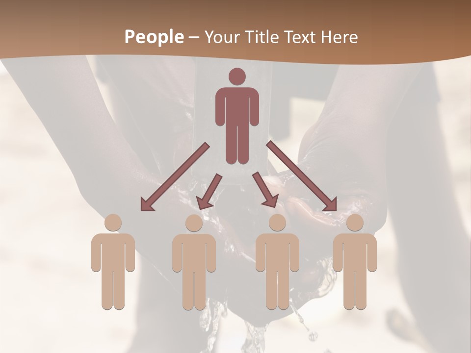 Water Drops Legs Life Style PowerPoint Template