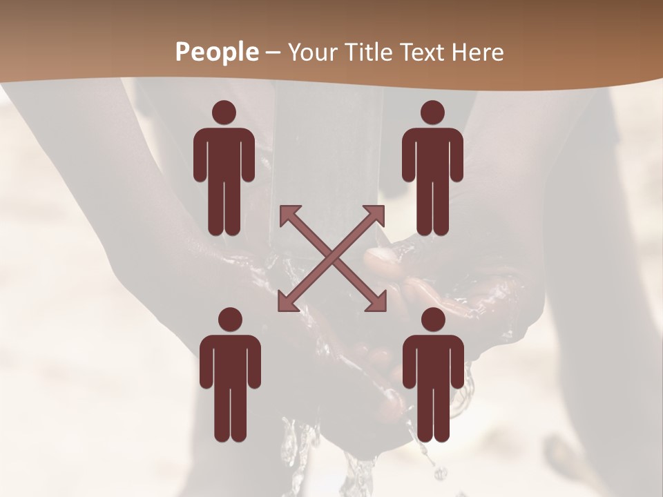 Water Drops Legs Life Style PowerPoint Template