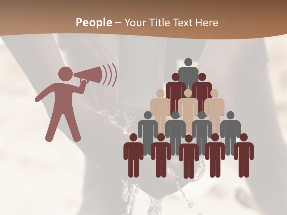 Water Drops Legs Life Style PowerPoint Template