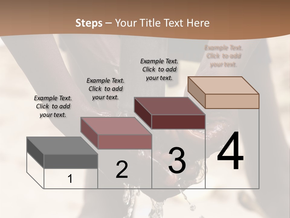 Water Drops Legs Life Style PowerPoint Template