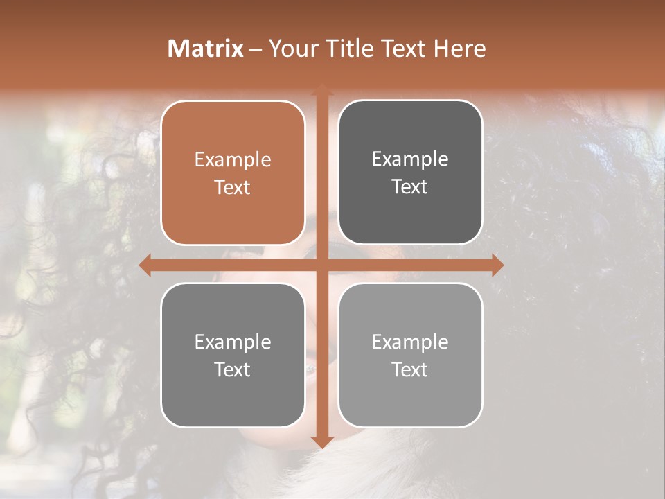 Young Beautiful Braces PowerPoint Template