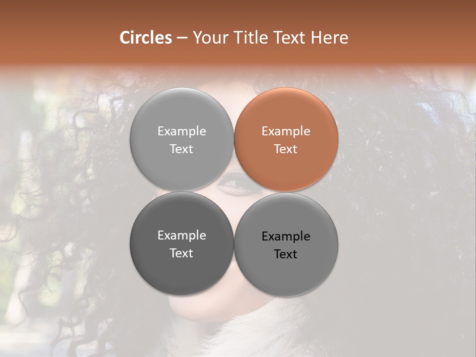 Young Beautiful Braces PowerPoint Template