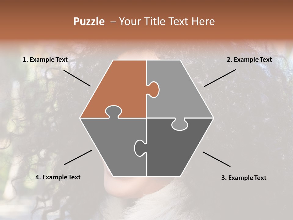 Young Beautiful Braces PowerPoint Template