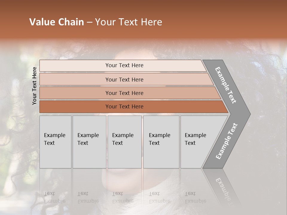 Young Beautiful Braces PowerPoint Template