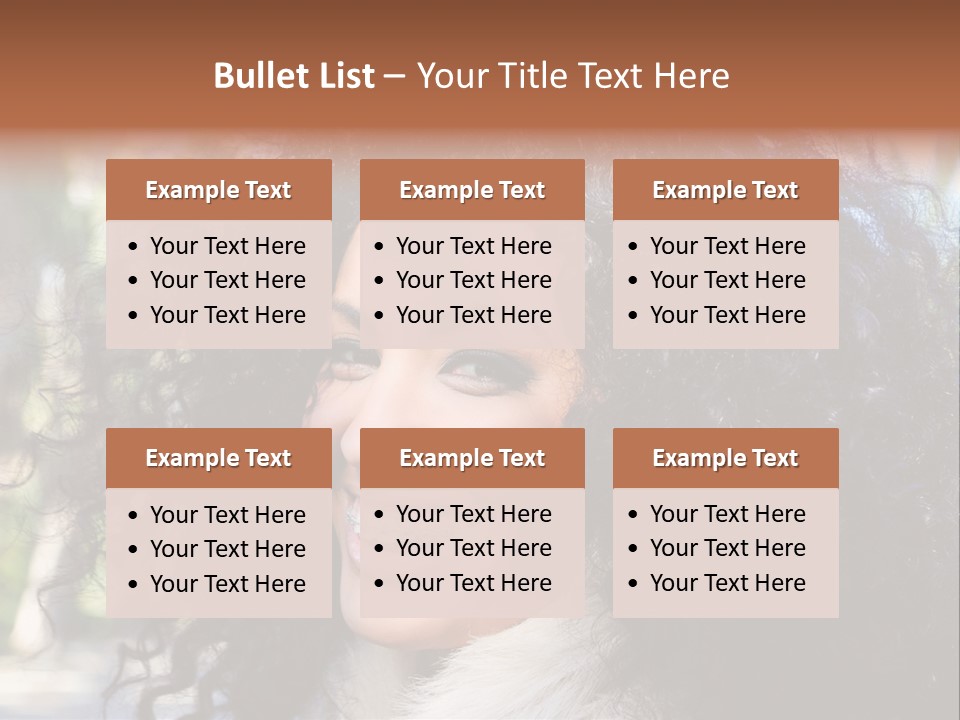 Young Beautiful Braces PowerPoint Template