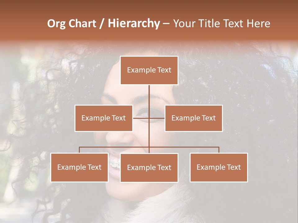 Young Beautiful Braces PowerPoint Template