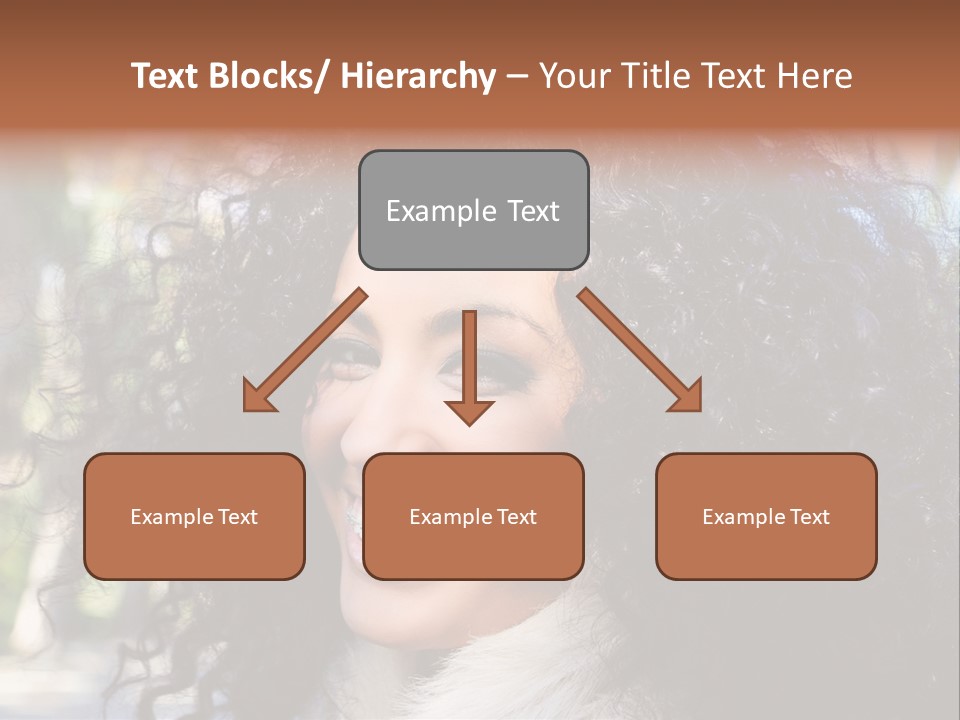 Young Beautiful Braces PowerPoint Template