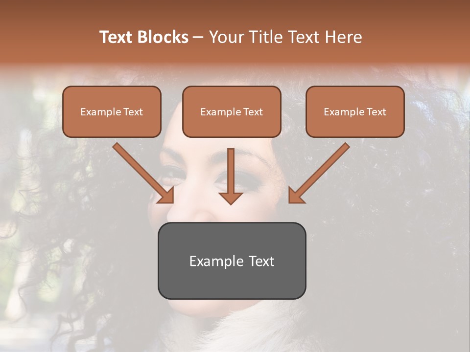 Young Beautiful Braces PowerPoint Template