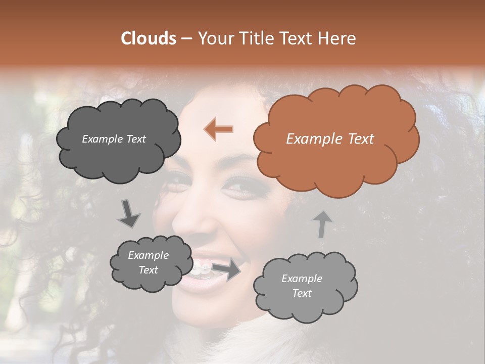 Young Beautiful Braces PowerPoint Template