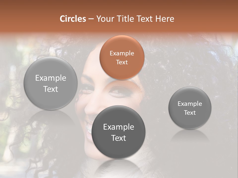 Young Beautiful Braces PowerPoint Template