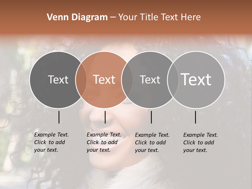 Young Beautiful Braces PowerPoint Template