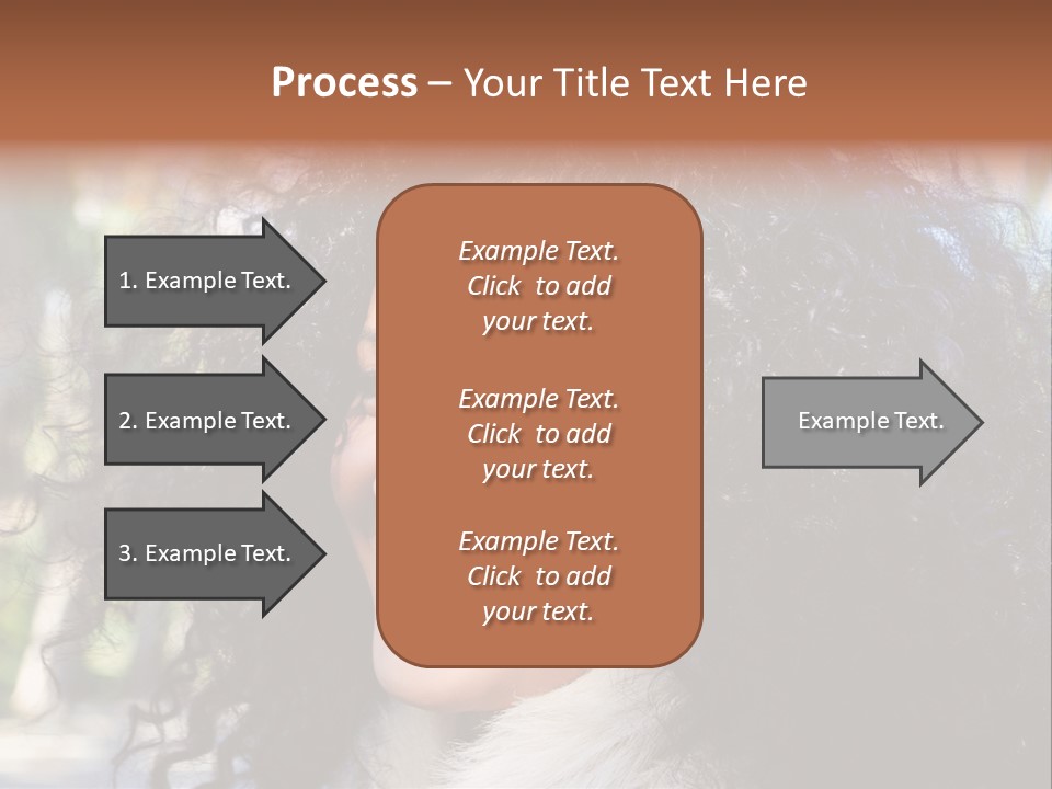 Young Beautiful Braces PowerPoint Template