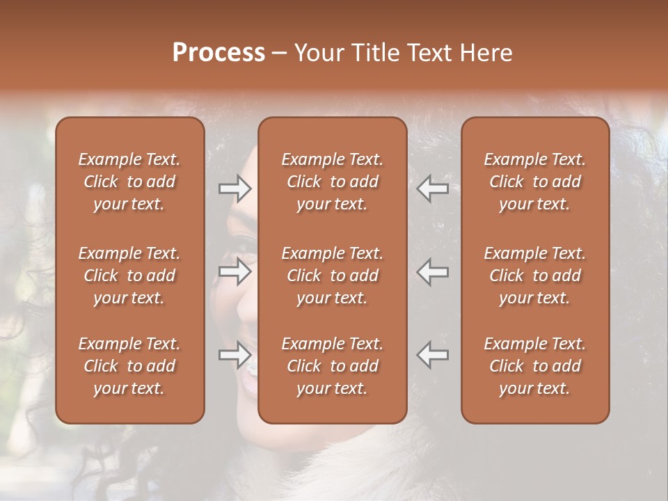 Young Beautiful Braces PowerPoint Template