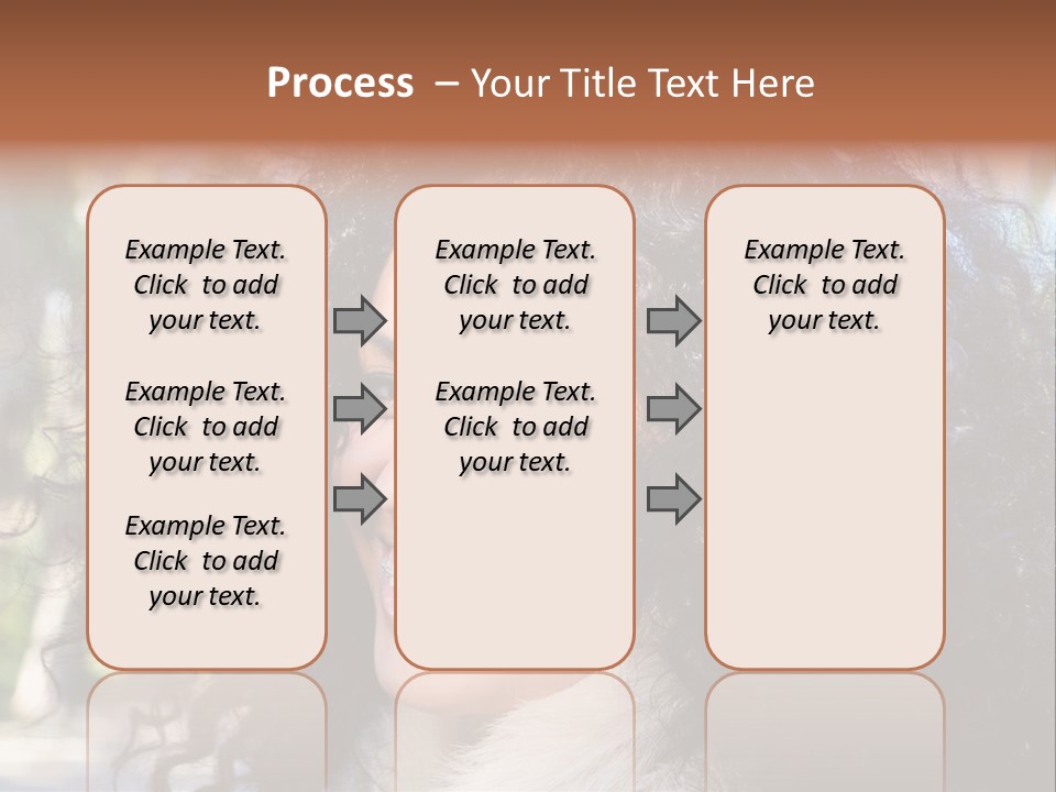 Young Beautiful Braces PowerPoint Template