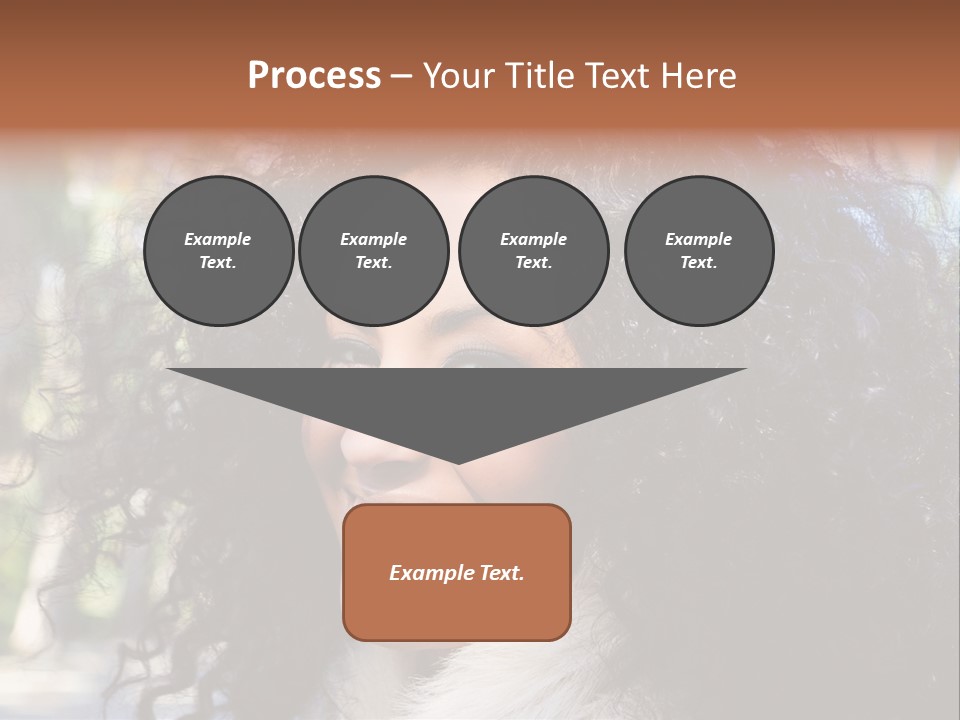 Young Beautiful Braces PowerPoint Template