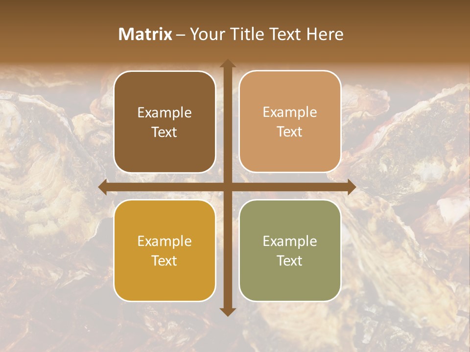 Taste Oyster Lot PowerPoint Template