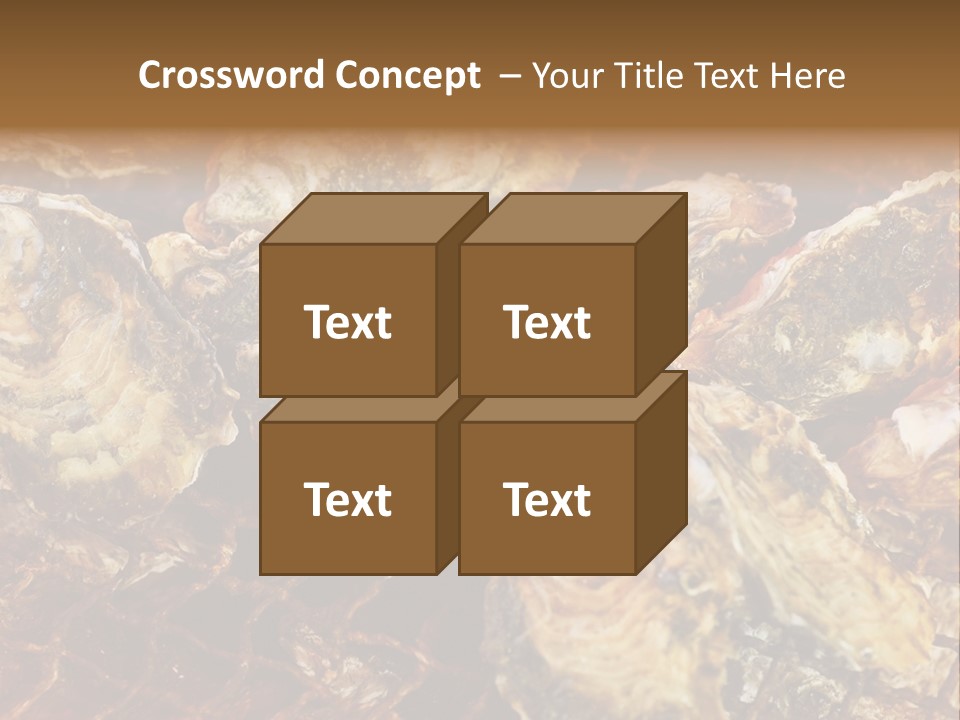 Taste Oyster Lot PowerPoint Template