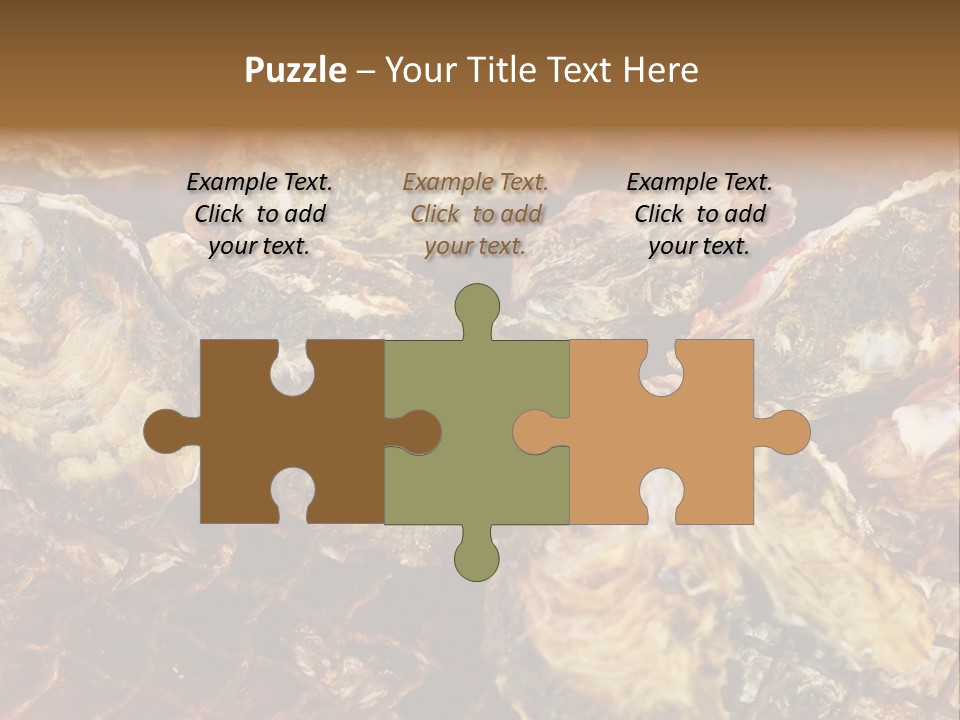 Taste Oyster Lot PowerPoint Template
