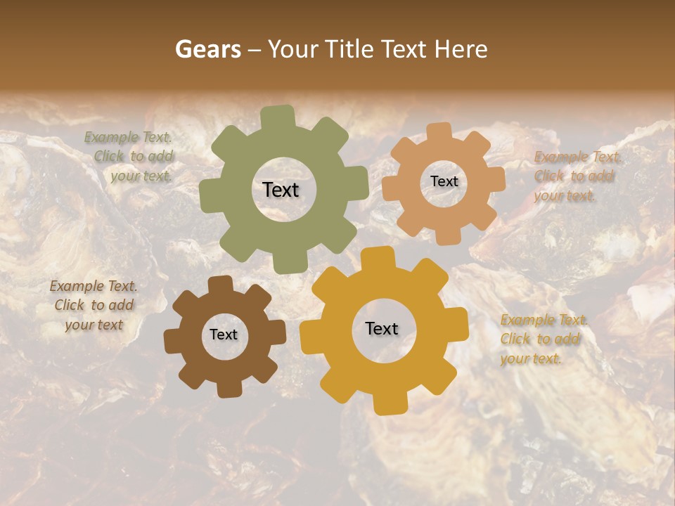 Taste Oyster Lot PowerPoint Template