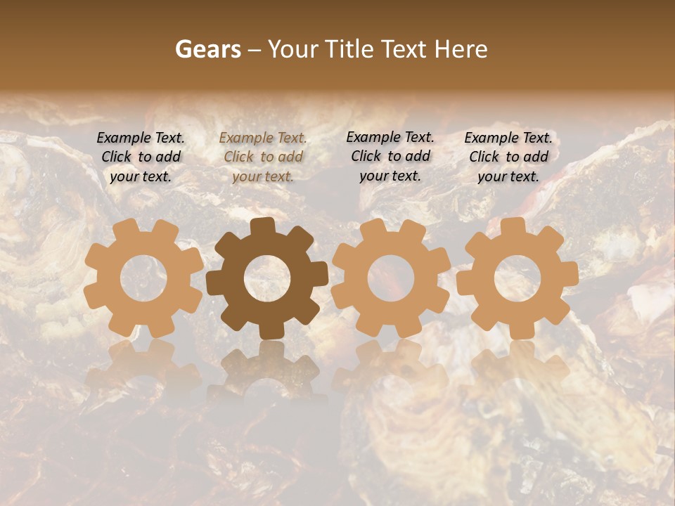 Taste Oyster Lot PowerPoint Template