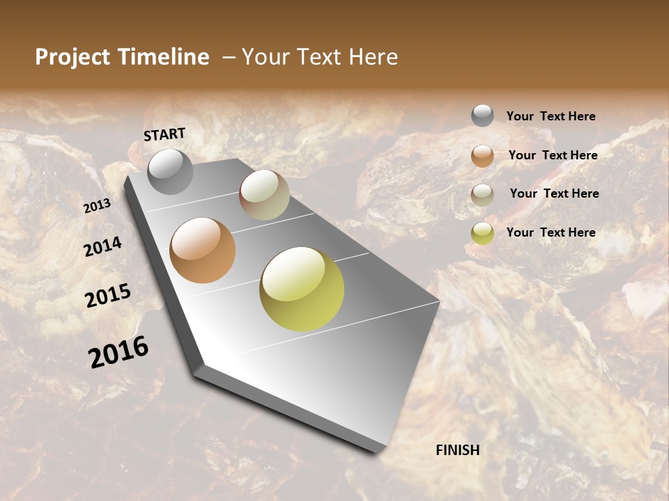 Taste Oyster Lot PowerPoint Template