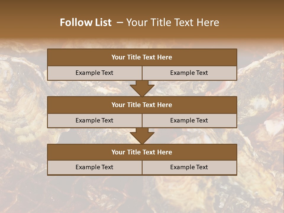 Taste Oyster Lot PowerPoint Template