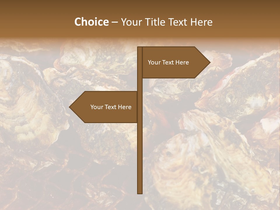 Taste Oyster Lot PowerPoint Template