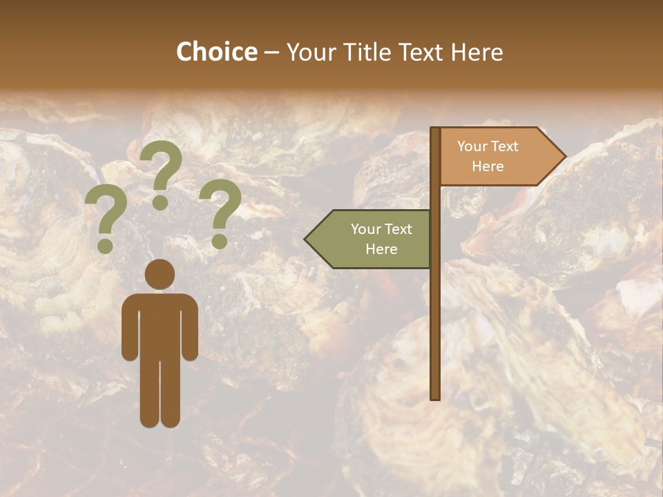 Taste Oyster Lot PowerPoint Template