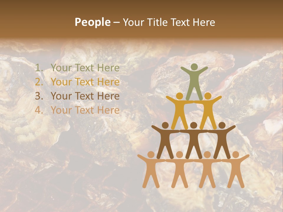 Taste Oyster Lot PowerPoint Template