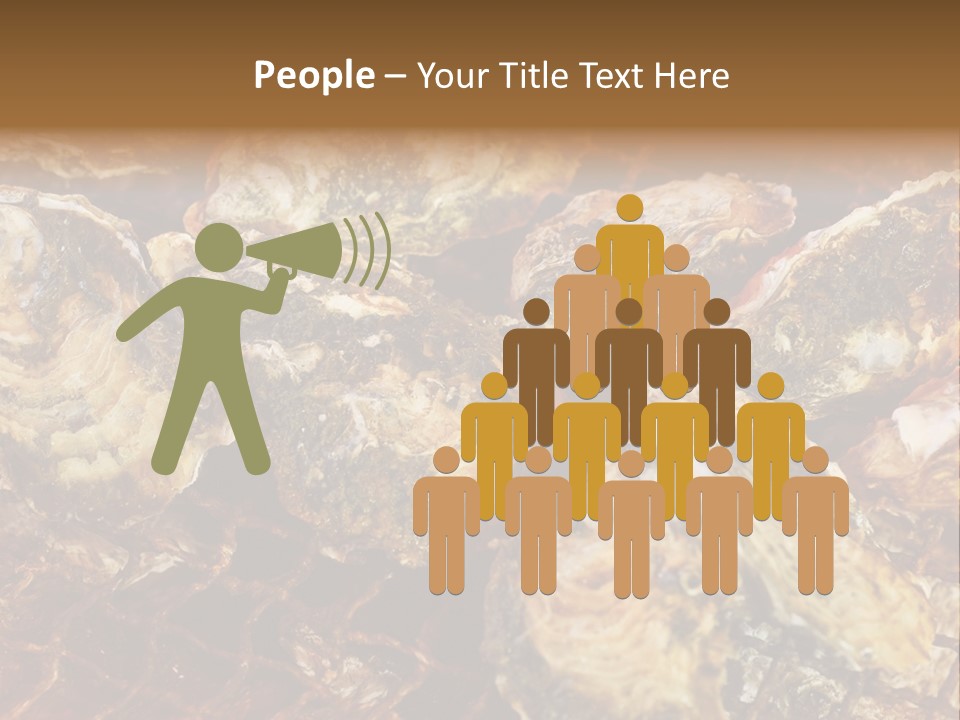 Taste Oyster Lot PowerPoint Template