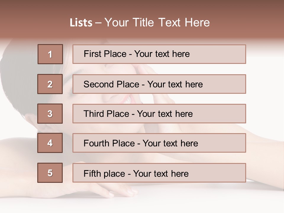 Beauty Pretty Portrait PowerPoint Template