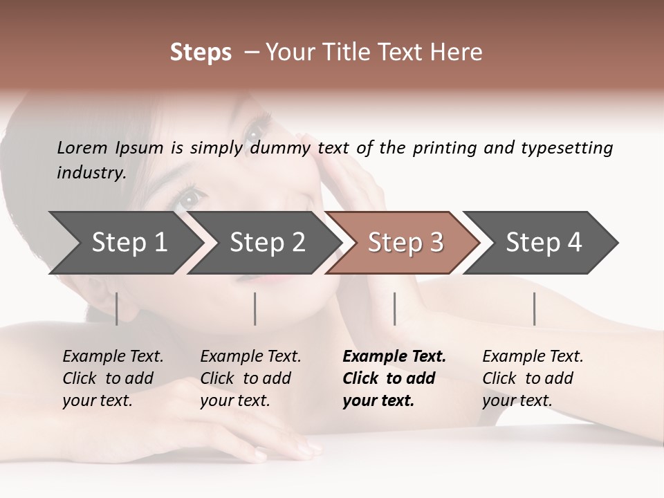 Beauty Pretty Portrait PowerPoint Template