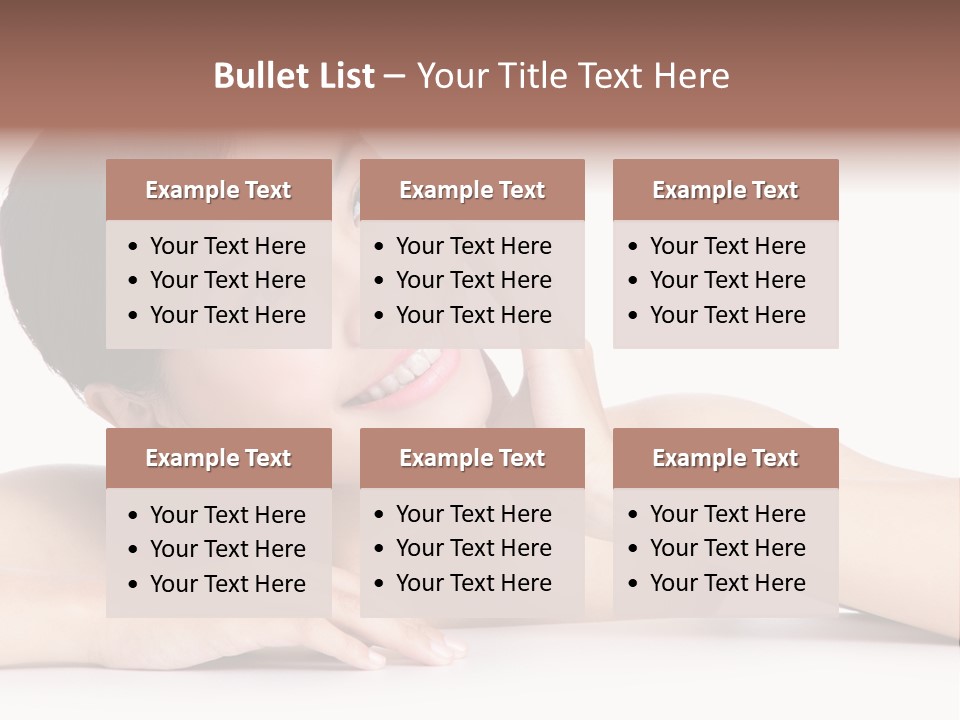 Beauty Pretty Portrait PowerPoint Template