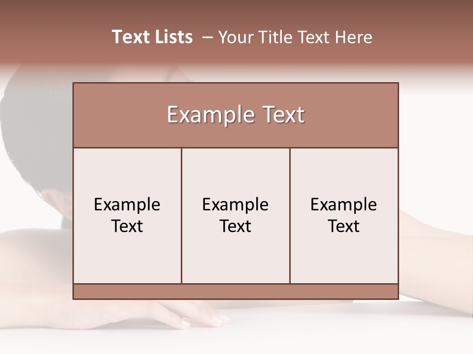 Beauty Pretty Portrait PowerPoint Template