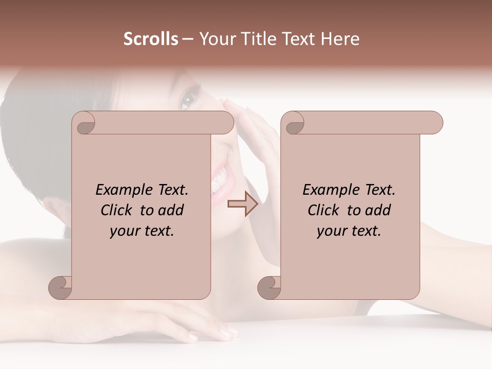 Beauty Pretty Portrait PowerPoint Template