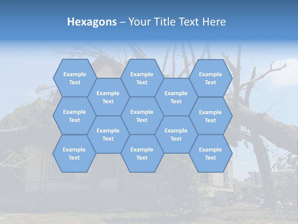 Rain Natural Ruined PowerPoint Template