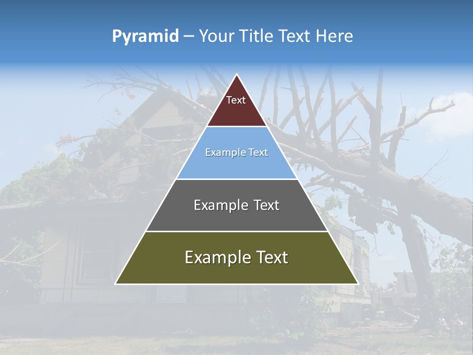 Rain Natural Ruined PowerPoint Template