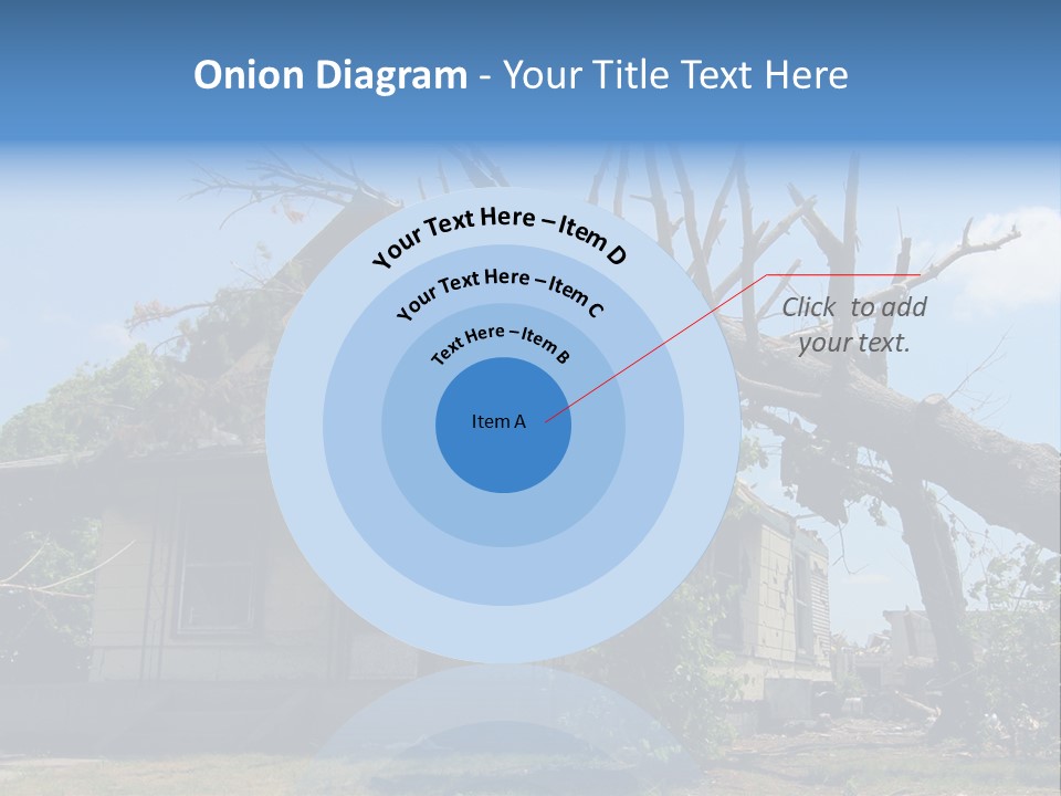 Rain Natural Ruined PowerPoint Template