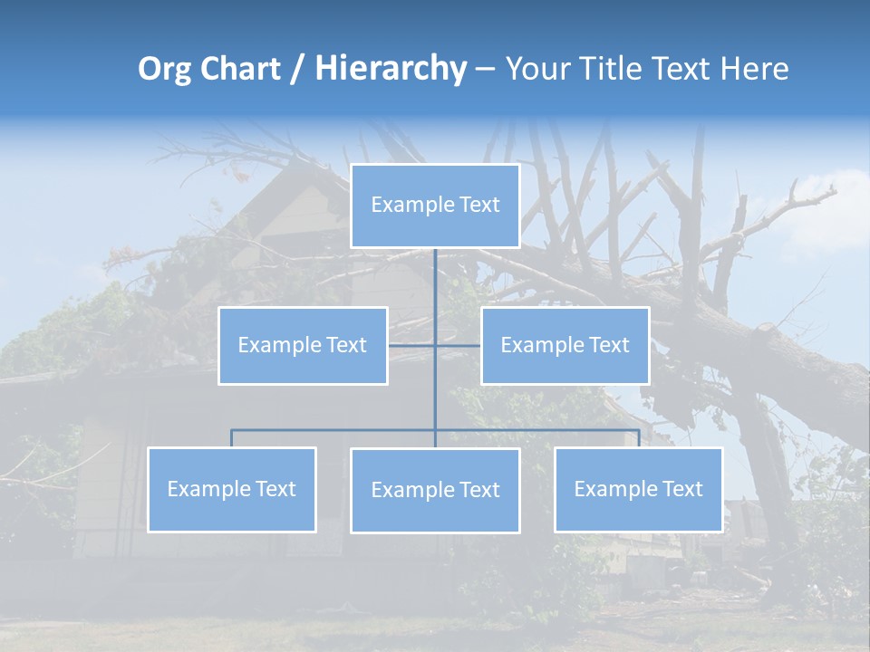 Rain Natural Ruined PowerPoint Template