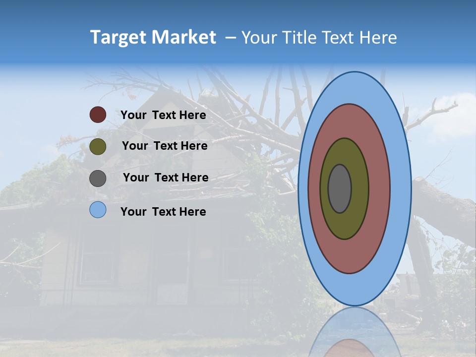 Rain Natural Ruined PowerPoint Template