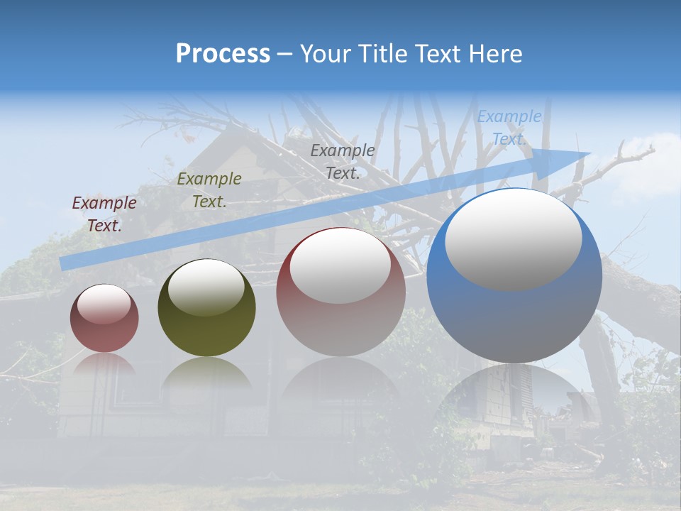 Rain Natural Ruined PowerPoint Template