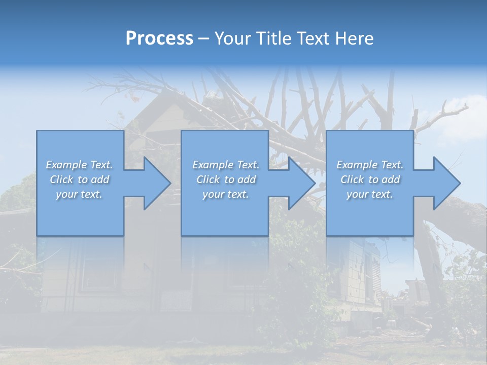 Rain Natural Ruined PowerPoint Template